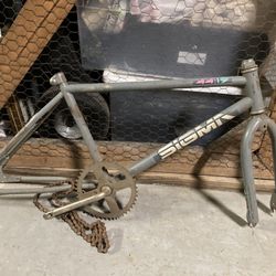 Vintage BMX Huffy Sigma Bike Frame and Fork