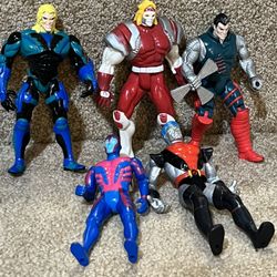 Vintage X-Men X-Force Marvel Action Figure Lot of 5 Archangel