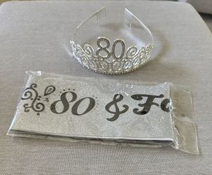 Crystal Tiara Crown And Fabulous 80 Years Old 