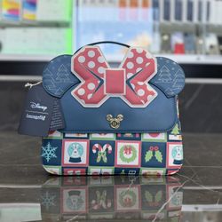 Disney Loungefly Holiday Crossbody Bag ((Take It Home In Payments/ llévatelo a casa en pagos) 