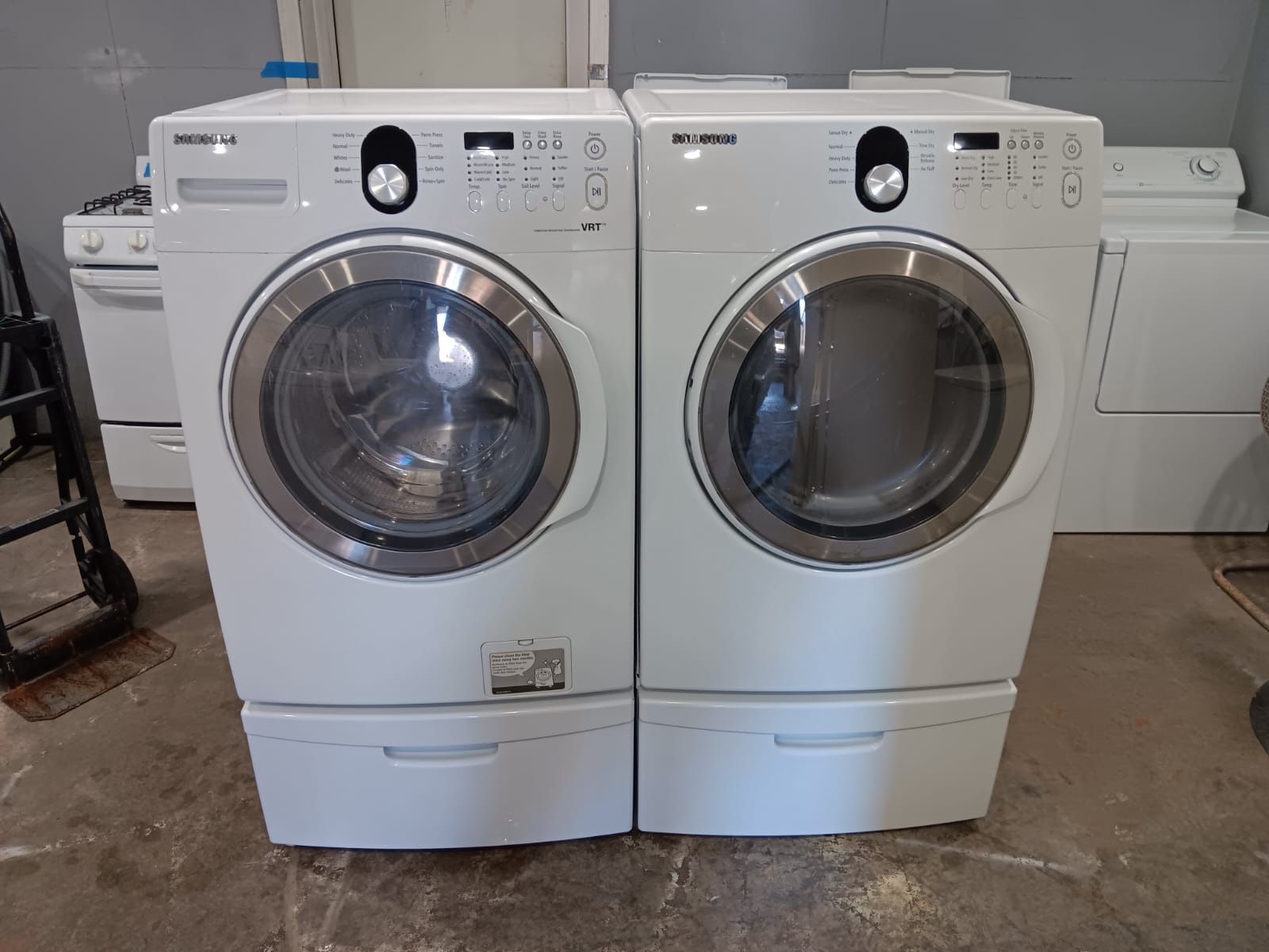 Samsung Set Washer And Dryer Electric Front Load