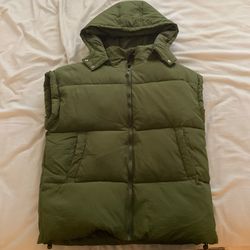 Green Puffer Vest