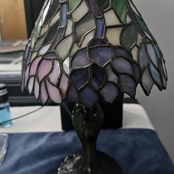 Meyda Tiffany Stained Glass Table Lamp