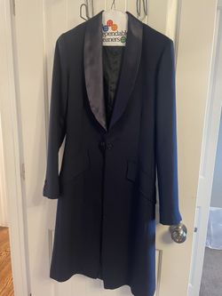 Womens Navy Saddle Seat Tux