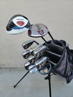 Taylormade Burner Superfast 3.0 & R11 Golf Club Set Right Handed W/Ogio Stand Bag