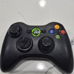 Xbox 360 Wireless Black Controller 