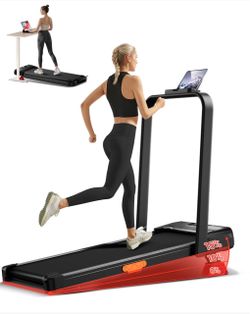 2-in-1 Folding Treadmill with Incline