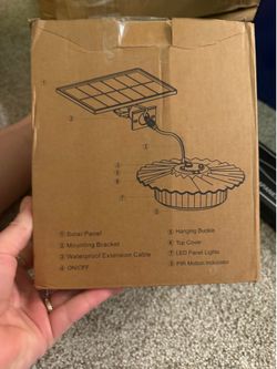 Solar outdoor light