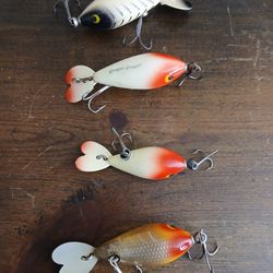 Vintage Whooper Stooper Fishing Lure 4 Lot