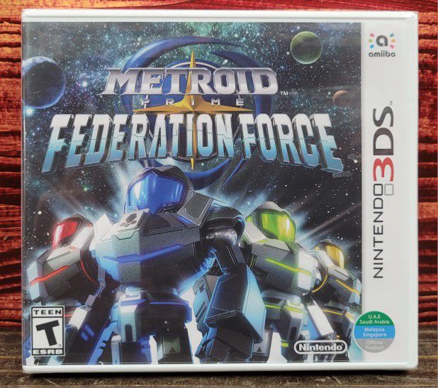  Metroid Prime Federation Force Nintendo 3DS 