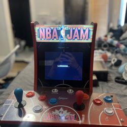 Arcade1Up NBA JAM 2 Player Countercade - Tabletop Arcade Machine - 3 Games in 1 