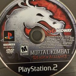 Mortal Kombat: Deadly Alliance PS2 Game
