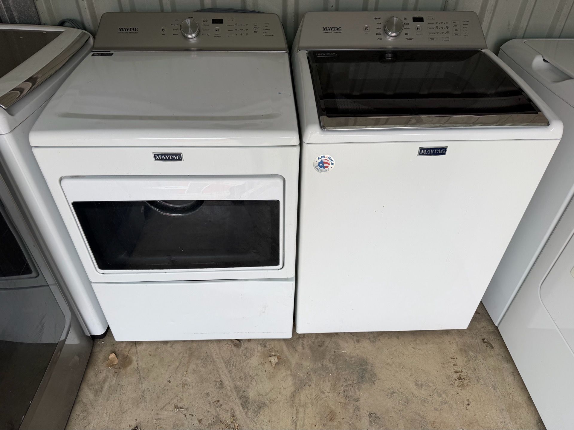 Maytag washer and Maytag electric dryer