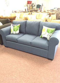 New sofa with pillows