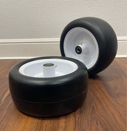 2pc 13” Flat Free Lawn Mower Tires 13x6.50-6   Zero Turn Tires NEW