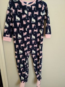 Carters kitty cat girls pajamas 3t