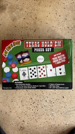 Texas Hold’ Em Poker Set Las Vegas Style