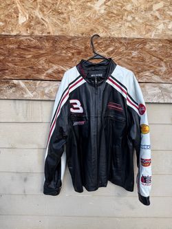 Vintage Dale Earnhardt Sr #3 Leather Jacket 2XL NASCAR