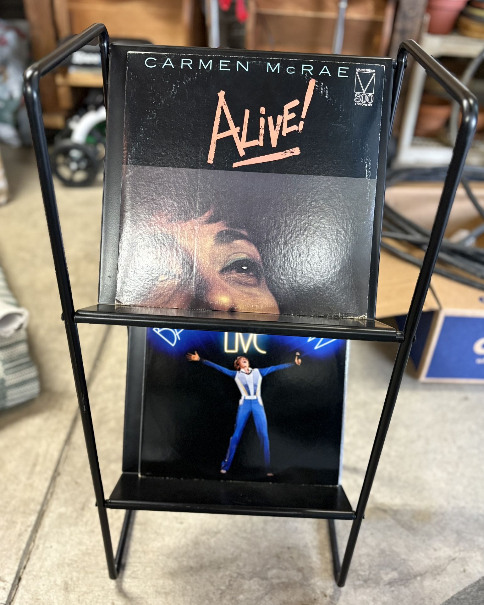 Record Rack shelf Stand.