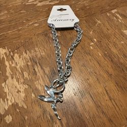 Tinkerbell White Gem Stone Bracelet 