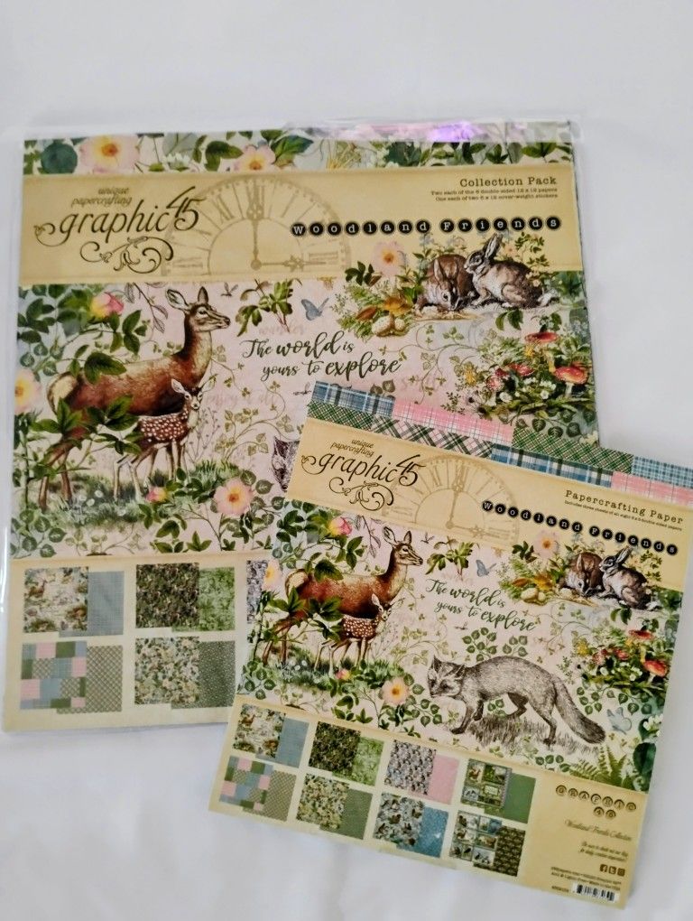 Graphic 45, Woodland Friends - Vol.12!