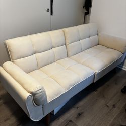 Cream futon 