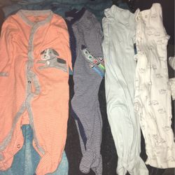 Carters 4 Pieces 6-Mths Onesies