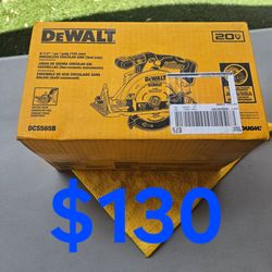 $130 Dewalt 6-1/2" Circular Saw 20-Volt (Tool-Only)