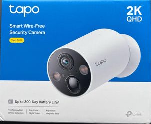 Tapo C425 2K Wire-Free Security Camera — Brand New, Unused