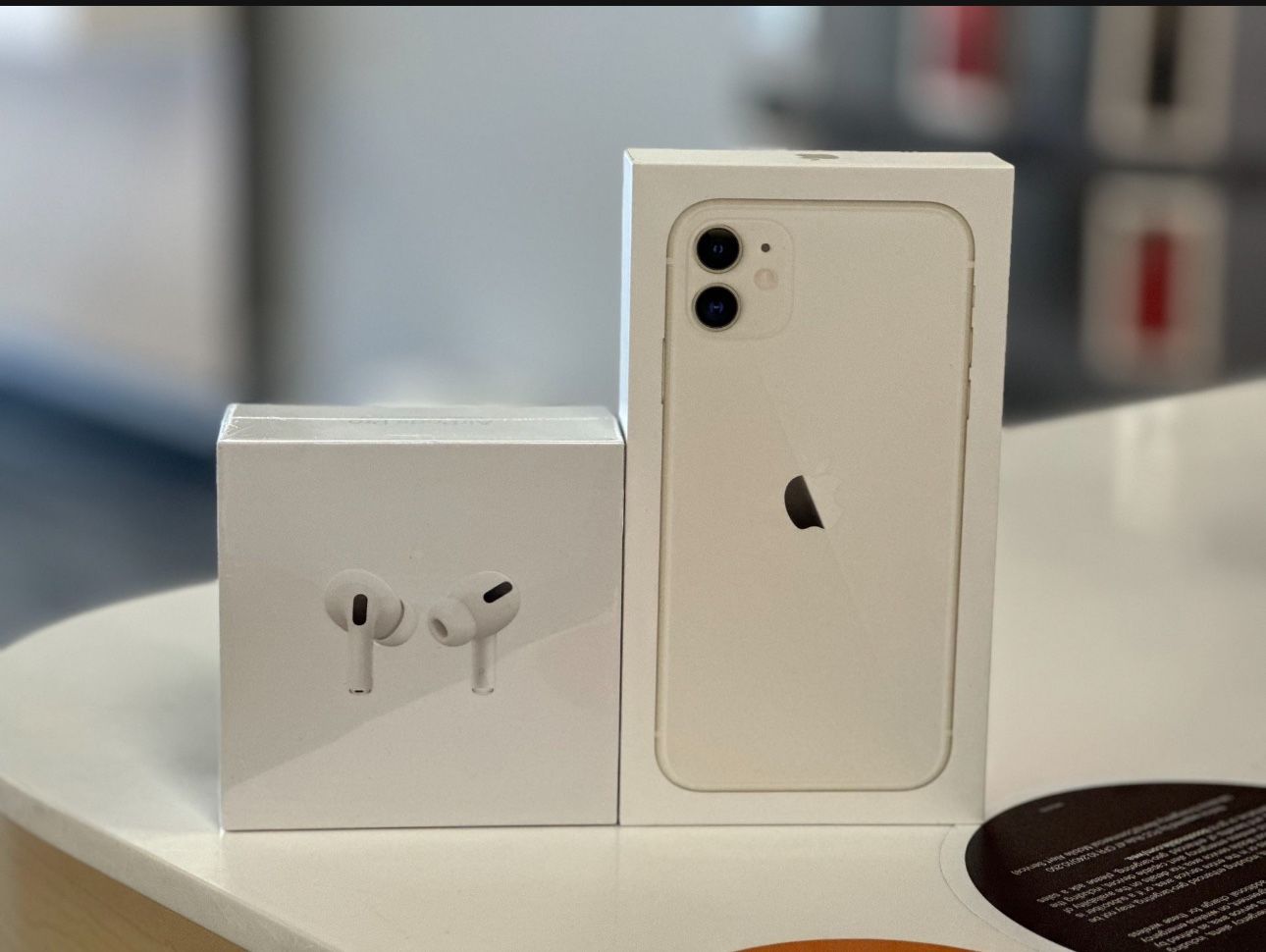 Iphone 11 brand new sealed pack With AirPods