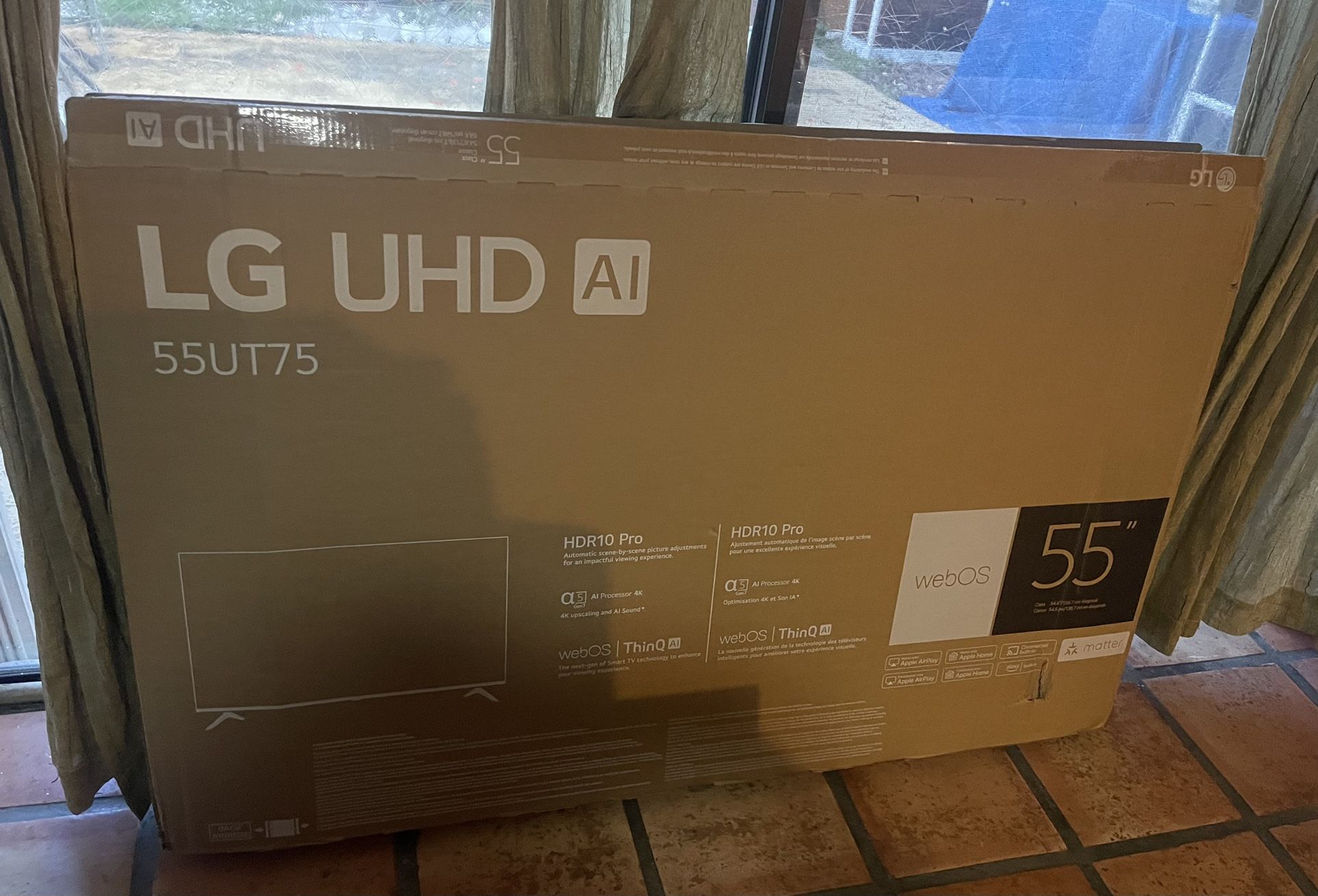 55” LG UHD TV MODEL 55UT75 smart TV