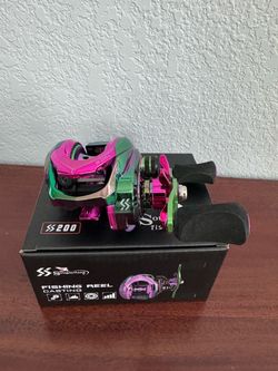 Sougayilang Baitcasting Reels - Colorful Fishing Reel - Baitcaster Fishing Reel for Young and Adults Freshwater Saltwater-Left Handle