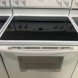 Amana glasstop stove white brand new 