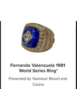 Valenzuela Ring Trade For Valenzuela Bobble Head