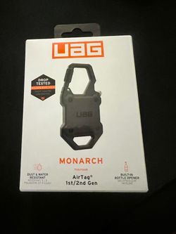 URBAN ARMOR GEAR UAG Apple AirTag Case Carabiner Keychain Black