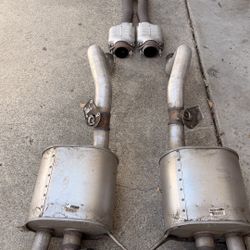 2019 C7 Corvette Stingray stock X-Pipe And NPP Mufflers