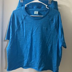 PINK ACTIVEWEAR TOP(M)/SHORTS(XL) woman’s 