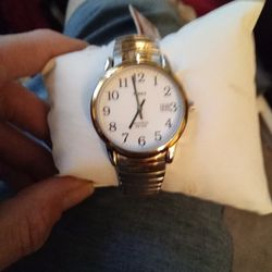 Timex Indiglo Water Resist 30M Stainless Steel Back Watch New