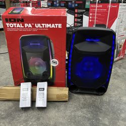 ION Audio Total PA Ultimate Bluetooth Speaker - PA System with Ultimate Bass Power speaker