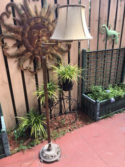 Vintage Standing Floor Lamp AdjustableSwing Arm *See My Other 300 Items*