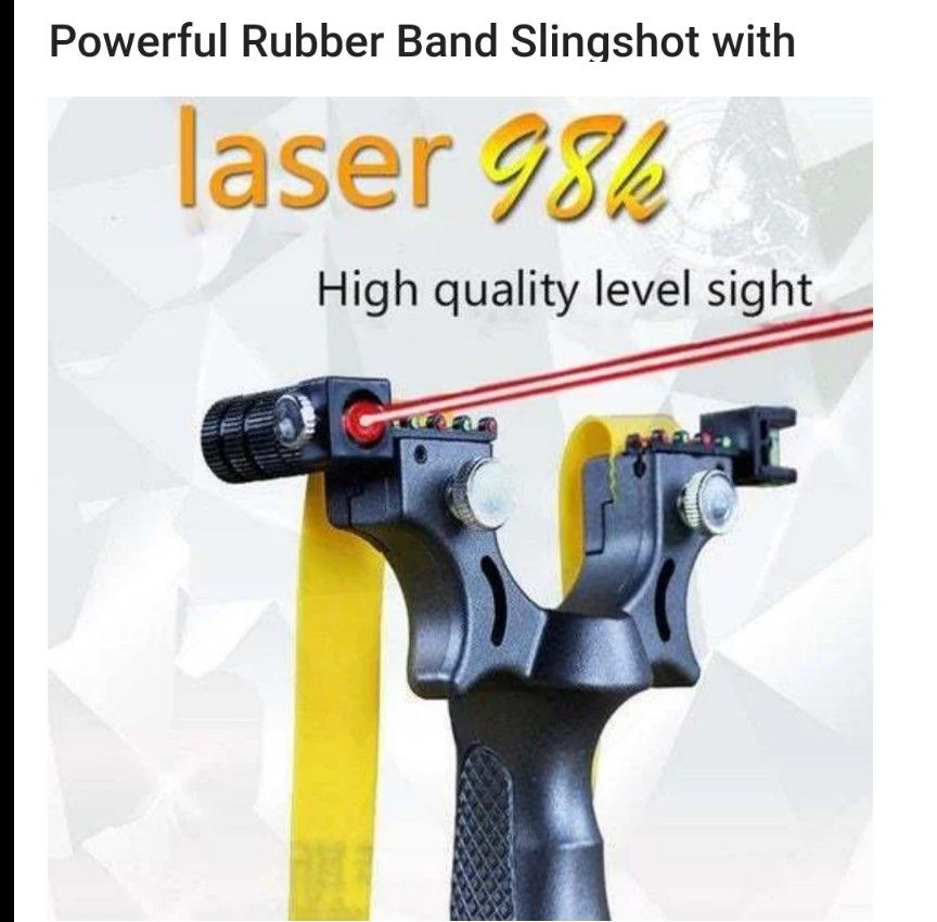 Pro Style Sling Shot With laser