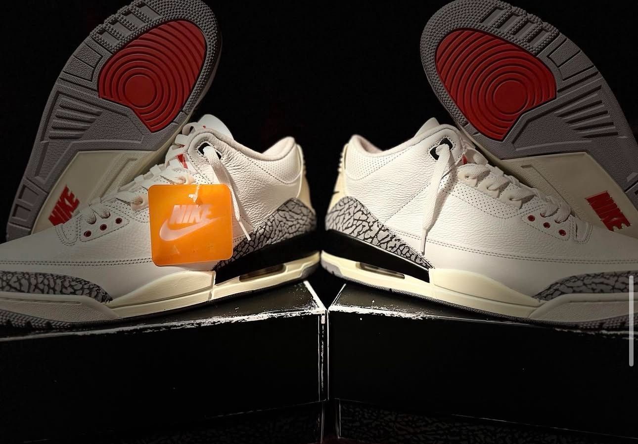 Jordan 3 “Reimagined White Cement” Size 13 DS