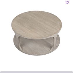 48” Round Coffee Table 