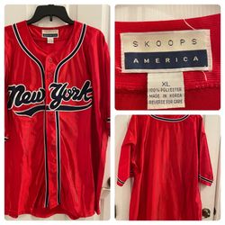 Vintage Skoops American NY Jersey X-Large