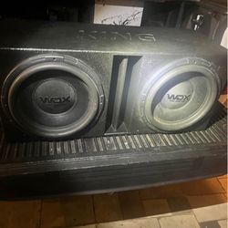 15” Db Drive Subs In Ported Box 