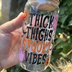Halloween Glass Cup