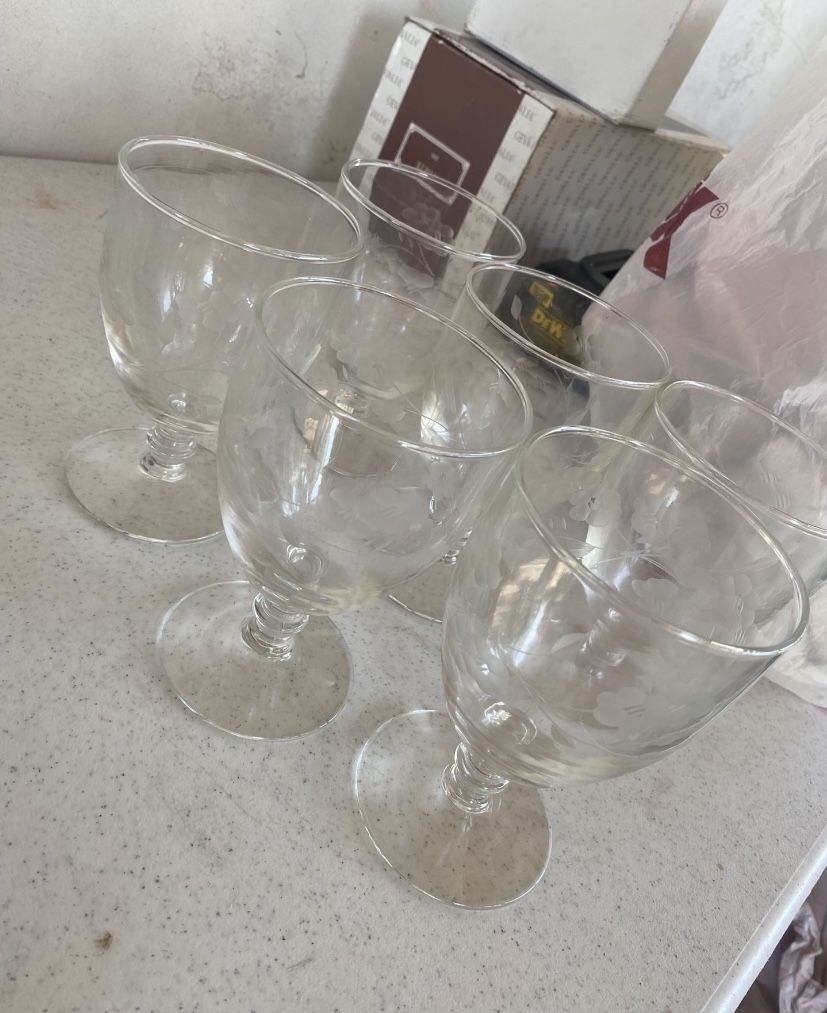 Princess House Crystal Heritage Set Of 6