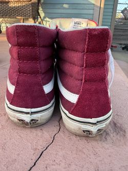 Burgundy Vans