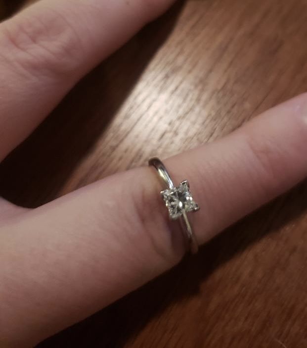 1/2 Carat Vs2 Solitaire Diamond Ring