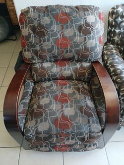 ​Mid-Century Modern Pushback Recliner Chair